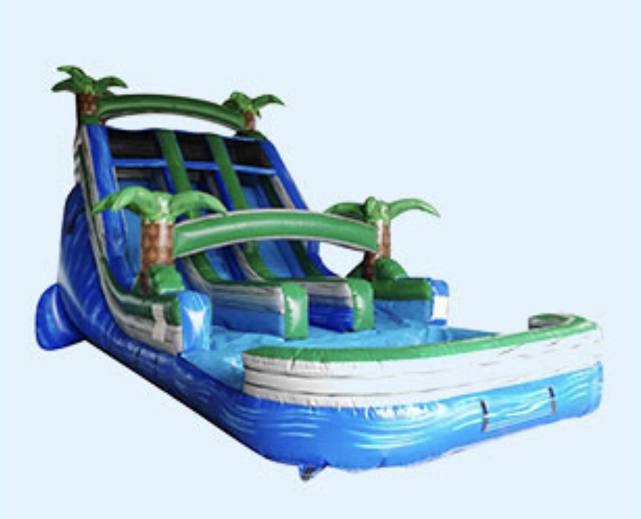 18′ DOUBLE Tropical Paradise Slide