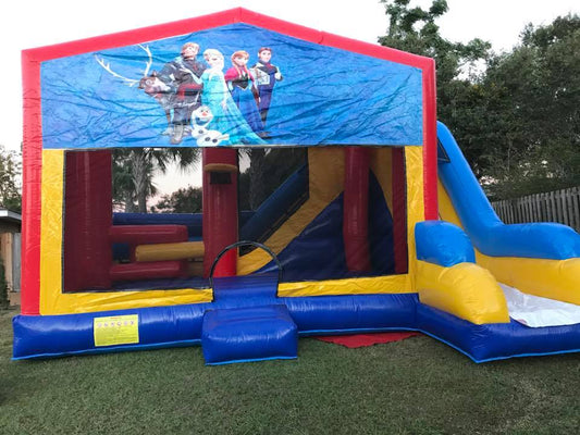Frozen HUGE COMBO: Water Slide and Bounce House