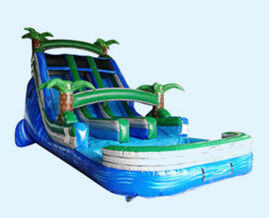 18′ DOUBLE Tropical Paradise Slide